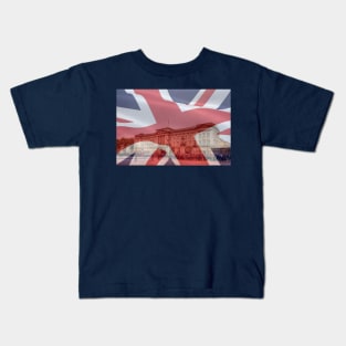 Buckingham Palace And Union Jack, London Kids T-Shirt